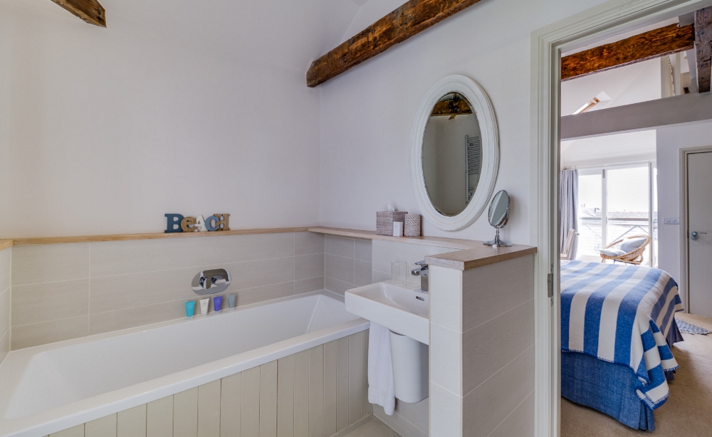 Bathroom at The St Mawes Hotel, Roseland Peninsula, Cornwall