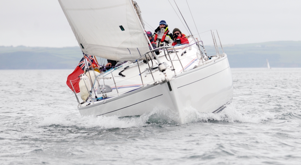 Sailing in St Mawes, at the St mawes Hotel