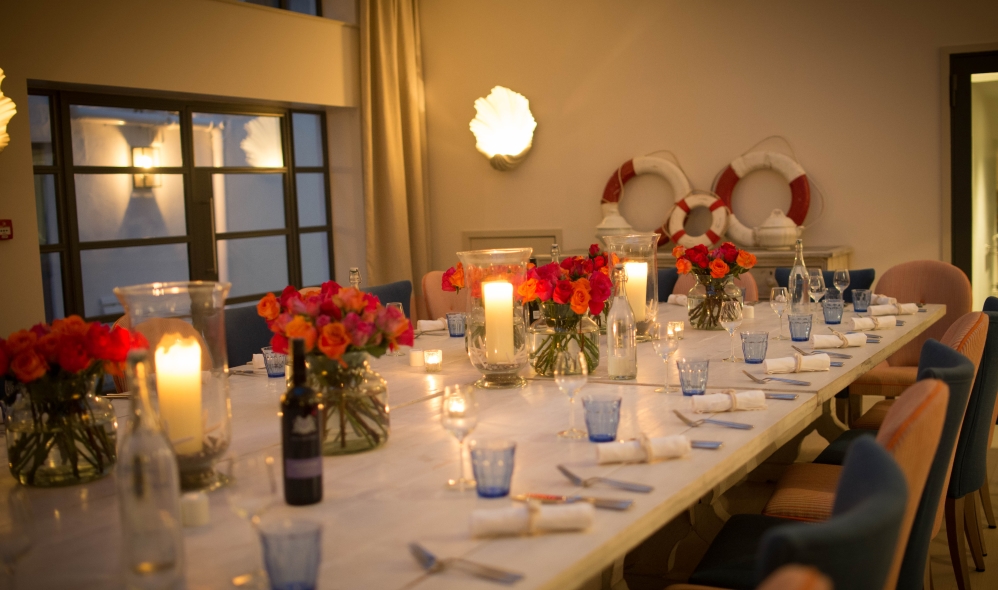 Private Dining the Courtyard Room, St Mawes