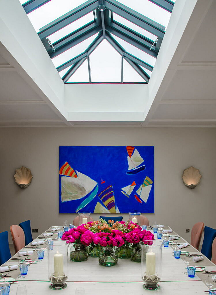 Private Dining in The Courtyard Room, St Mawes Hotel